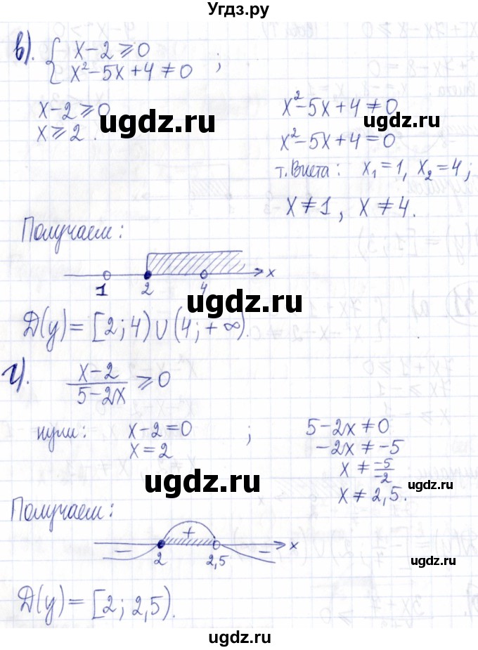 ГДЗ (Решебник к задачнику 2021) по алгебре 9 класс (Учебник, Задачник) Мордкович А.Г. / § 8 / 8.31(продолжение 2)
