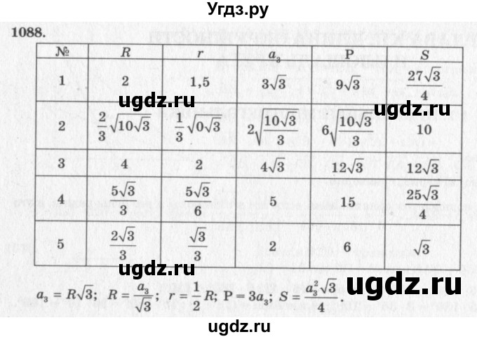ГДЗ (Решебник №7 к учебнику 2016) по геометрии 7 класс Л.С. Атанасян / номер / 1088
