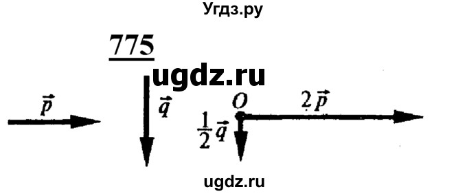 ГДЗ (Решебник №2 к учебнику 2016) по геометрии 7 класс Л.С. Атанасян / номер / 775