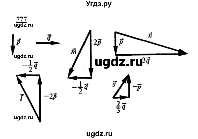 ГДЗ (Решебник №2 к учебнику 2016) по геометрии 7 класс Л.С. Атанасян / номер / 777
