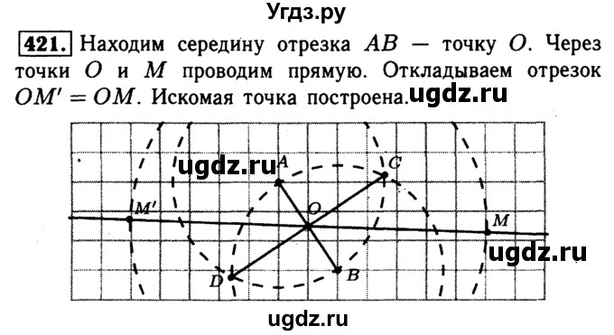 ГДЗ (Решебник №1 к учебнику 2016) по геометрии 7 класс Л.С. Атанасян / номер / 421
