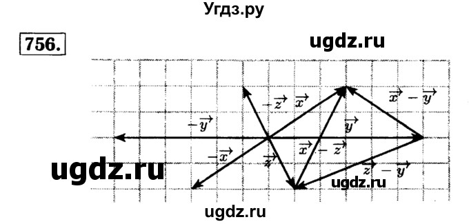ГДЗ (Решебник №1 к учебнику 2016) по геометрии 7 класс Л.С. Атанасян / номер / 756