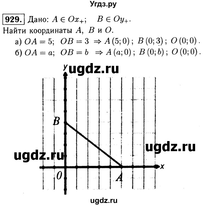 ГДЗ (Решебник №1 к учебнику 2016) по геометрии 7 класс Л.С. Атанасян / номер / 929