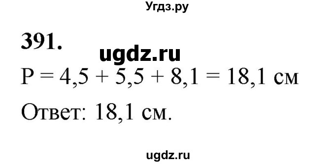 ГДЗ (Решебник к учебнику 2023) по геометрии 7 класс Л.С. Атанасян / номер / 391