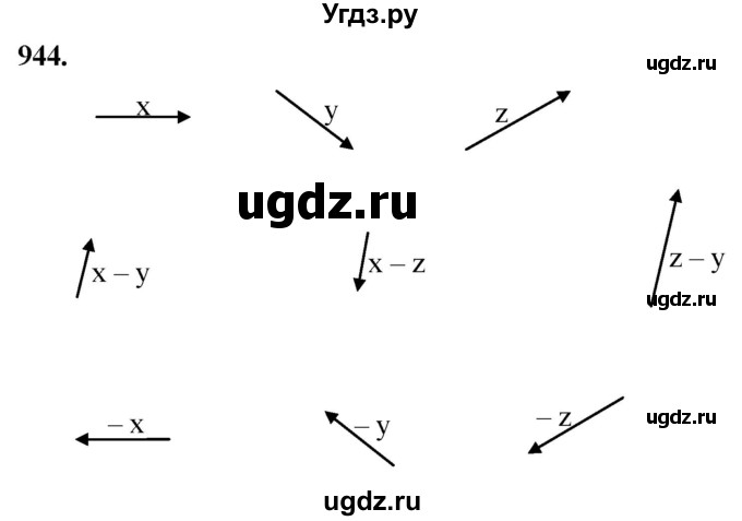 ГДЗ (Решебник к учебнику 2023) по геометрии 7 класс Л.С. Атанасян / номер / 944