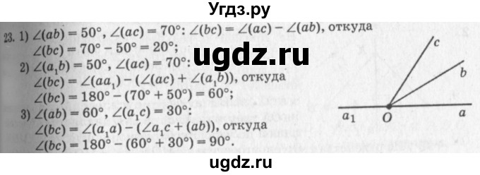 ГДЗ (решебник №2) по геометрии 7 класс А.В. Погорелов / параграф 2 / 23