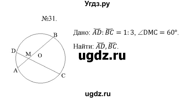 ГДЗ (Решебник №1) по геометрии 10 класс А.В. Погорелов / § 9 номер / 31