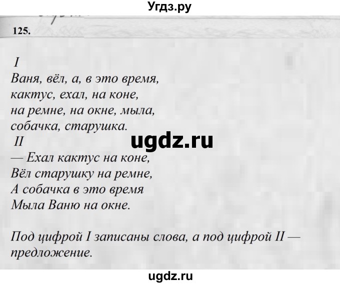 ГДЗ (Решебник к учебнику 2019) по русскому языку 5 класс М.Т. Баранов / упражнение / 125