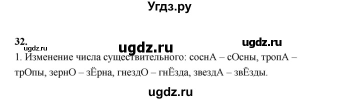 ГДЗ (Решебник к учебнику 2019) по русскому языку 5 класс М.Т. Баранов / упражнение / 32