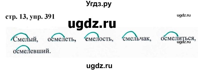 ГДЗ (Решебник №1 к учебнику 2016) по русскому языку 5 класс М.Т. Баранов / упражнение / 391