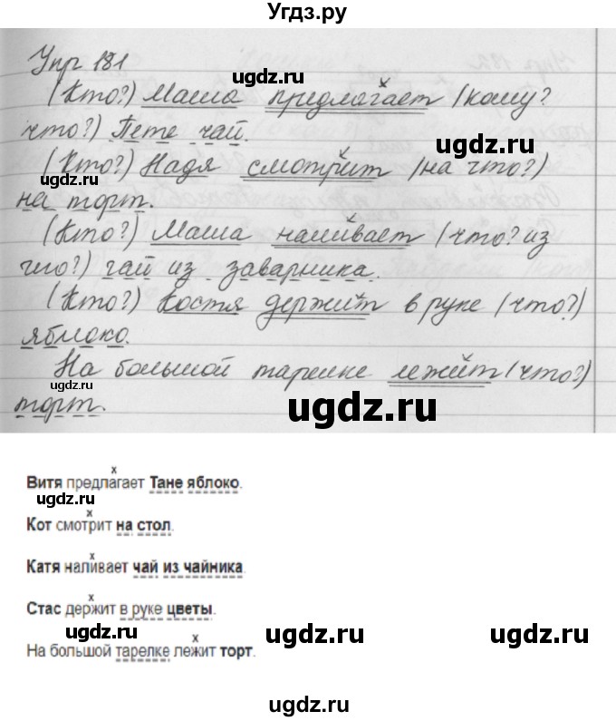 ГДЗ (Решебник №2 к учебнику 2016) по русскому языку 5 класс М.Т. Баранов / упражнение / 181