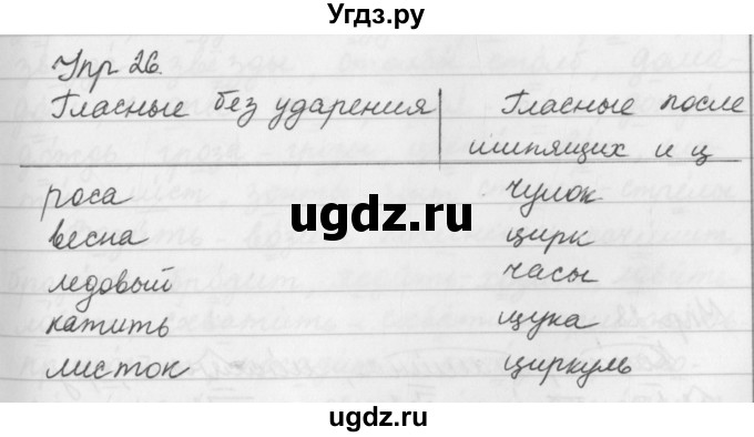 ГДЗ (Решебник №2 к учебнику 2016) по русскому языку 5 класс М.Т. Баранов / упражнение / 26