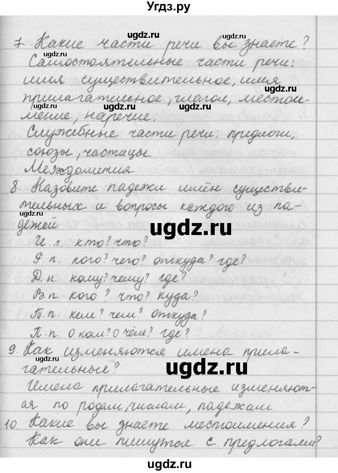 ГДЗ (Решебник №2 к учебнику 2016) по русскому языку 5 класс М.Т. Баранов / контрольные вопросы и задания / часть 1 / стр. 55(продолжение 4)