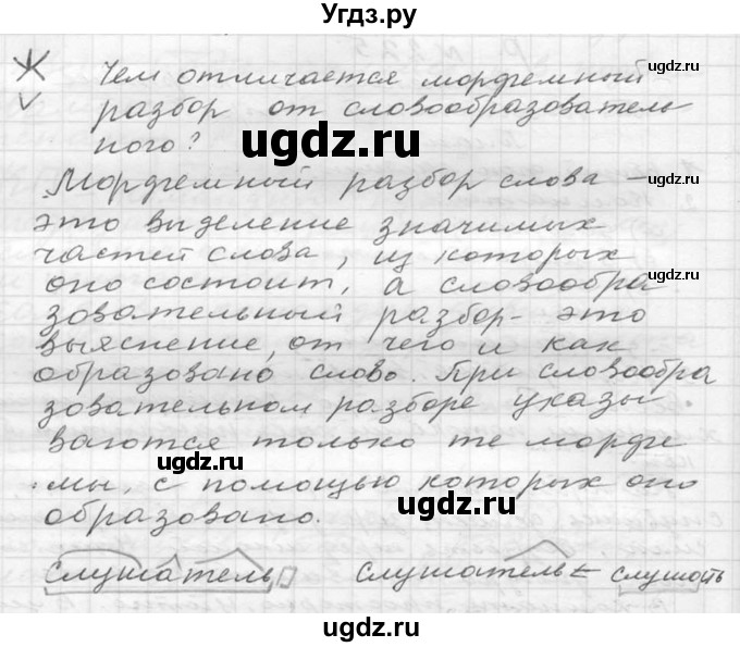ГДЗ (Решебник к учебнику 2020) по русскому языку 6 класс М.Т. Баранов / материал для самостоятельных наблюдений / §46