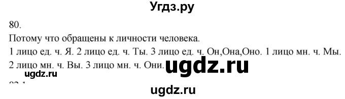 ГДЗ (Решебник к учебнику 2020) по русскому языку 6 класс М.Т. Баранов / материал для самостоятельных наблюдений / §80