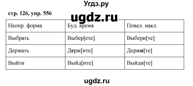 ГДЗ (Решебник №1 к учебнику 2015) по русскому языку 6 класс М.Т. Баранов / упражнение / 556