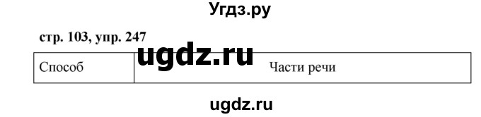 ГДЗ (Решебник №1 к учебнику 2015) по русскому языку 7 класс М.Т. Баранов / упражнение / 247