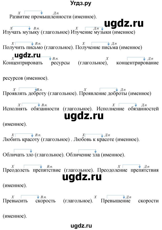 ГДЗ (Решебник №2) по русскому языку 8 класс Т.А. Ладыженская / упражнение номер / 67(продолжение 2)