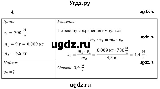 ГДЗ (Решебник к учебнику 2021 (Просвещение)) по физике 7 класс А.В. Перышкин / § 21 / упражнение 11 (2021) / 4