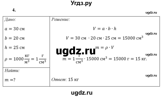 ГДЗ (Решебник к учебнику 2021 (Просвещение)) по физике 7 класс А.В. Перышкин / § 24 / упражнение 13 (2021) / 4