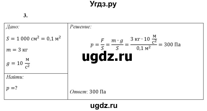 ГДЗ (Решебник к учебнику 2021 (Просвещение)) по физике 7 класс А.В. Перышкин / § 35 / упражнение 20 (2021) / 3