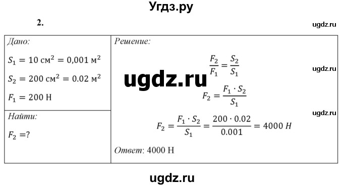 ГДЗ (Решебник к учебнику 2021 (Просвещение)) по физике 7 класс А.В. Перышкин / § 45 / упражнение 28 (2021) / 2
