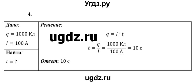 ГДЗ (Решебник к учебнику 2021 (Просвещение)) по физике 8 класс А.В. Перышкин / § 36 / упражнение 28 (2021) / 4