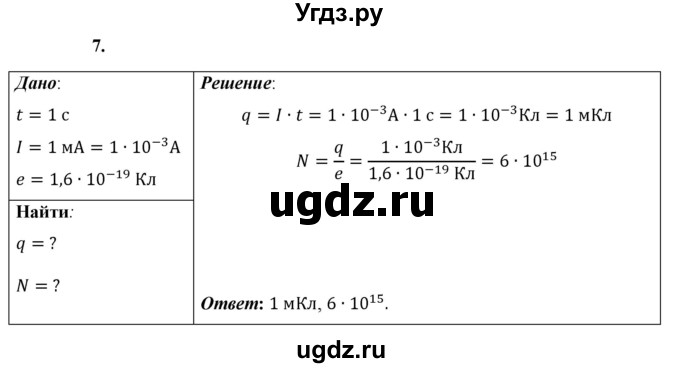 ГДЗ (Решебник к учебнику 2021 (Просвещение)) по физике 8 класс А.В. Перышкин / § 36 / упражнение 28 (2021) / 7