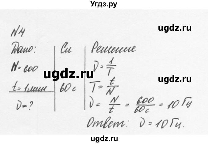 ГДЗ (Решебник №2 к учебнику 2014) по физике 9 класс Перышкин А.В. / § 24 / упражнение 24 / 4