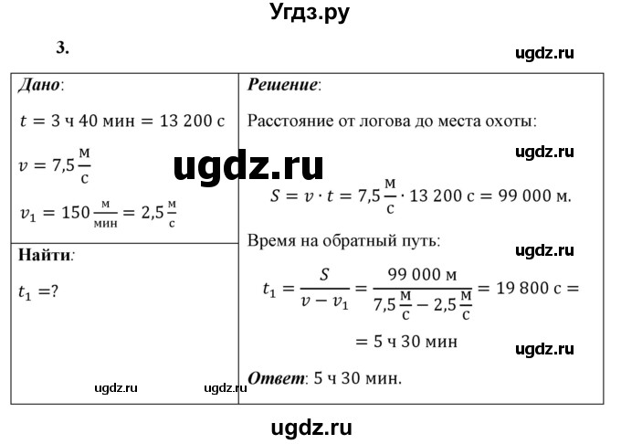 ГДЗ (Решебник к учебнику 2021 (Просвещение)) по физике 9 класс Перышкин А.В. / § 9 / упражнение 9 (2021) / 3