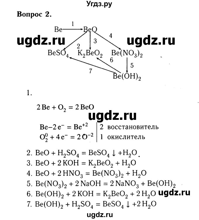 ГДЗ (Решебник №2) по химии 9 класс О.С. Габриелян / §2 / 2