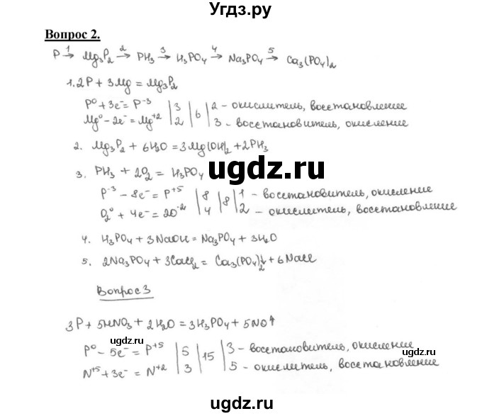 ГДЗ (Решебник №1) по химии 9 класс О.С. Габриелян / §32 / 2