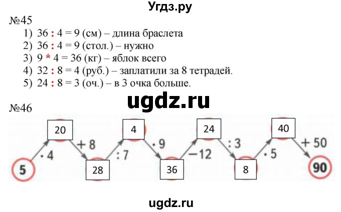 ГДЗ (Решебник к тетради 2023) по математике 2 класс (рабочая тетрадь) Моро М. И. / часть 2 / 66