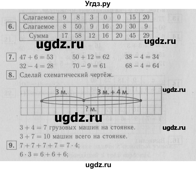 ГДЗ (Решебник №3 к тетради 2016) по математике 2 класс (рабочая тетрадь) Моро М. И. / часть 2 / 45