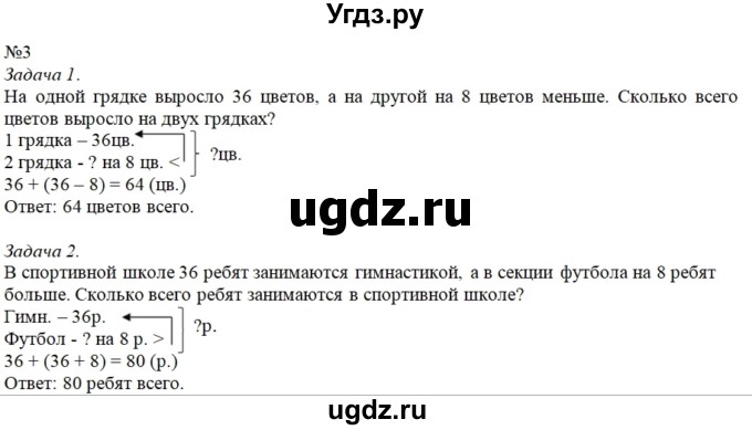 ГДЗ (Решебник №1 к учебнику 2015) по математике 2 класс М.И. Моро / часть 2 / страница 33 (32) / 3