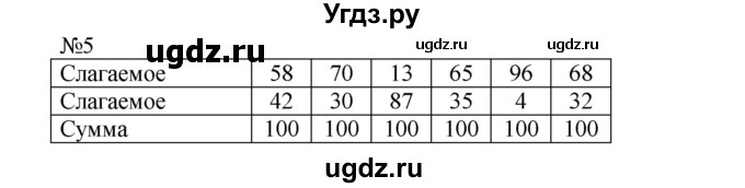 ГДЗ (Решебник №1 к учебнику 2015) по математике 2 класс М.И. Моро / часть 2 / страница 58 (60) / 5