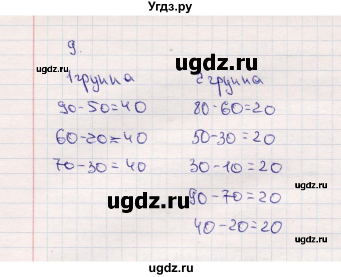 ГДЗ (Решебник №3 к учебнику 2015) по математике 2 класс М.И. Моро / часть 1 / страницы 34-35 (34-35) / 9