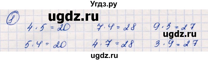ГДЗ (Решебник №3 к учебнику 2015) по математике 2 класс М.И. Моро / часть 2 / страница 54 (56) / 1