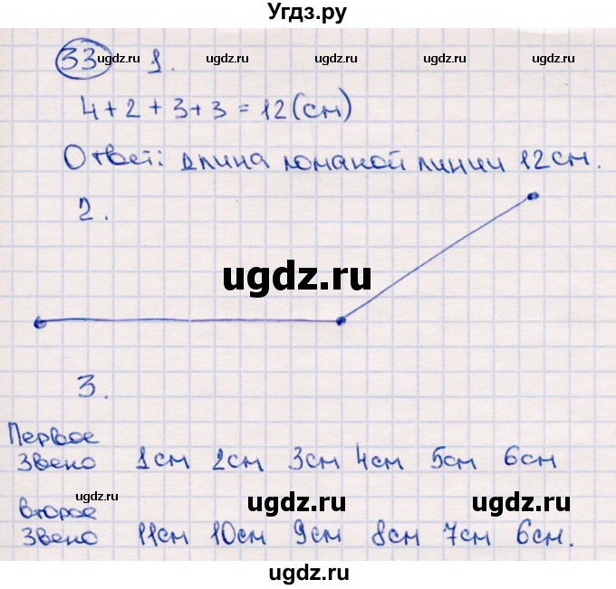 ГДЗ (Решебник №3 к учебнику 2015) по математике 2 класс М.И. Моро / часть 2 / страница 62-63 (64-70) / 33