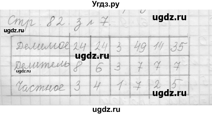 ГДЗ (Решебник №1 к учебнику 2015) по математике 3 класс М.И. Моро / часть 1 / страница 86-87 (82) / 7