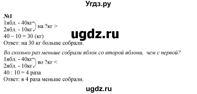 ГДЗ (Решебник 2023) по математике 3 класс М.И. Моро / часть 1 / страница 34 (36) / 1