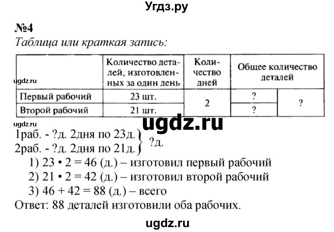 ГДЗ (Решебник 2023) по математике 3 класс М.И. Моро / часть 2 / страница 16 (16) / 4
