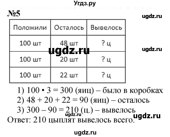 ГДЗ (Решебник 2023) по математике 3 класс М.И. Моро / часть 2 / страница 89 (89) / 5