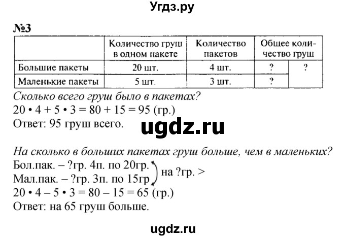 ГДЗ (Решебник 2023) по математике 3 класс М.И. Моро / часть 2 / страница 90 (90) / 3