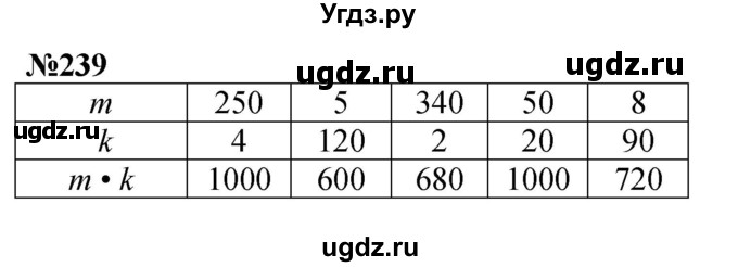 ГДЗ (Решебник к учебнику 2023) по математике 4 класс М.И. Моро / часть 2 / упражнение / 239