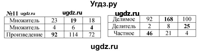 ГДЗ (Решебник к учебнику 2023) по математике 4 класс М.И. Моро / часть 2 / итоговое повторение всего изученного / умножение и деление / 11