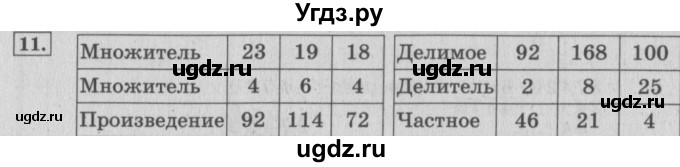 ГДЗ (Решебник №2 к учебнику 2015) по математике 4 класс М.И. Моро / часть 2 / итоговое повторение всего изученного / умножение и деление / 11