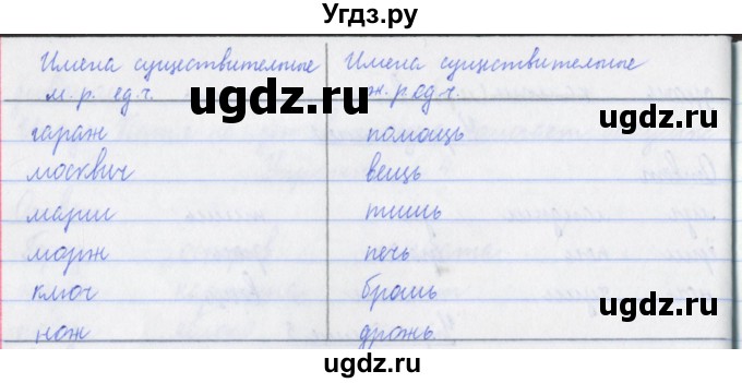 ГДЗ (Решебник №1) по русскому языку 3 класс (рабочая тетрадь (пишем грамотно)) Кузнецова М.И. / часть 1. страница / 47(продолжение 2)