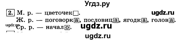 ГДЗ (Решебник №2) по русскому языку 3 класс Л.Ф. Климанова / часть 2 / упражнение / 2
