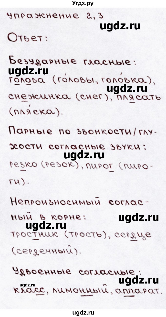 ГДЗ (Решебник №3) по русскому языку 3 класс В.П. Канакина / часть 1 / наши проекты / стр. 142 / 2